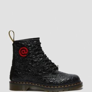 DR. MARTENS x MEDICOM 1460 BRBK LEATHER BOOTS